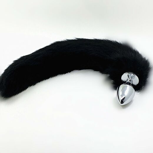 Fox Tail Butt Plug Black | SelectionPleasure
