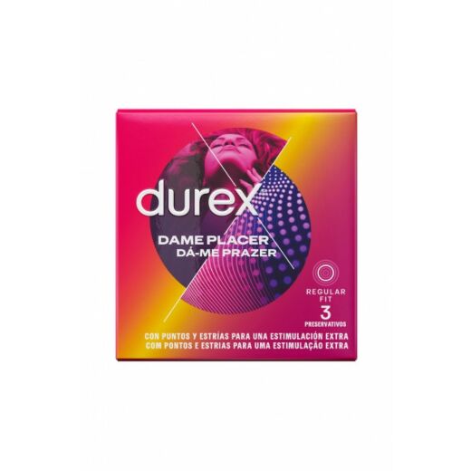 Durex Pleasure Max - 3 pz