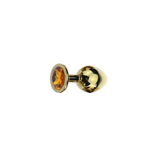 Luxury Swarovsky Anal Plug Orange | SelectionPleasure