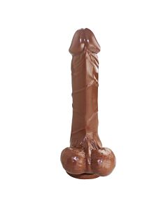 Long Realistic Dildo Brown