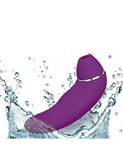 Clit-sucking vibrator Purple