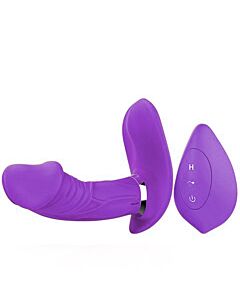 Invisible Wearing Penis Vibrator Violet
