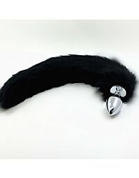 Fox Tail Butt Plug Black | SelectionPleasure