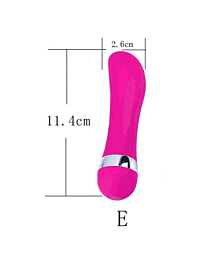 Pink Curve Vibrator Dildo