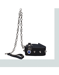 Blue Gem Black Collar with Chai1
